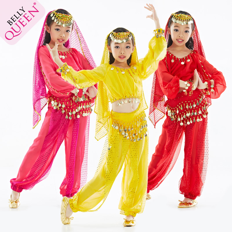 Dancewear Polyester Belly Dance Costumes For Children